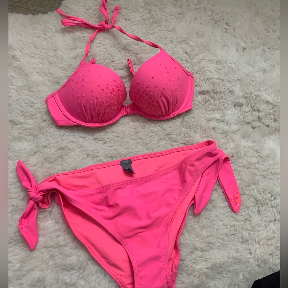 Aerie sequin swimsuit 34C